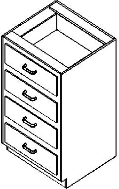 Standard 2-foot Casework