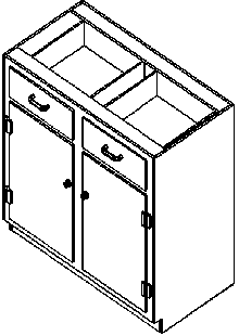 Standard 4-foot Casework